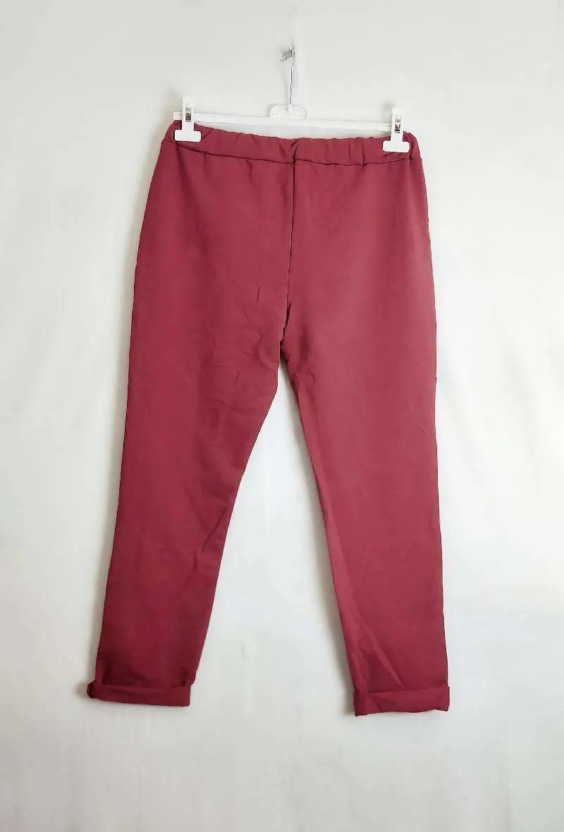 Jogger pants with strass