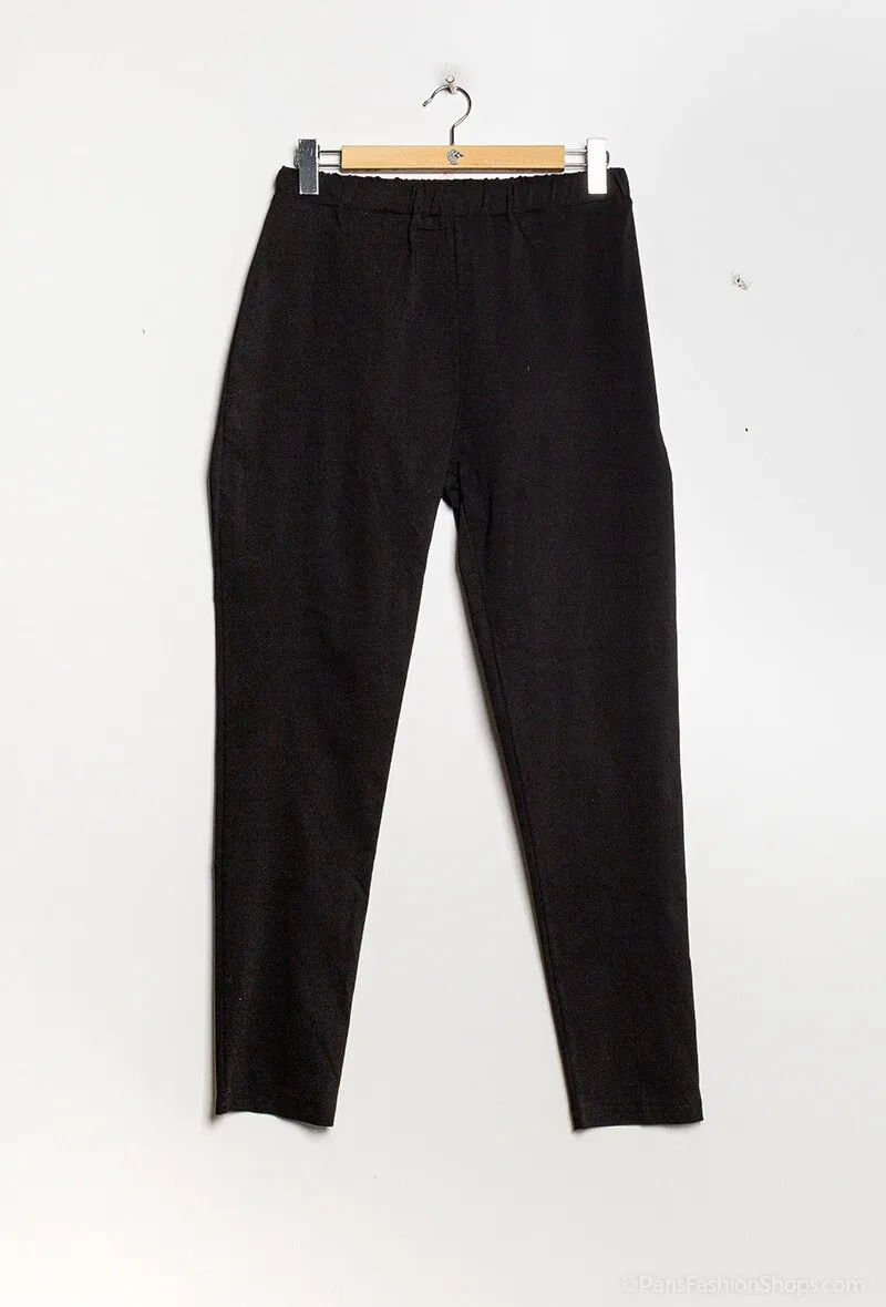 Pants with elastic waist