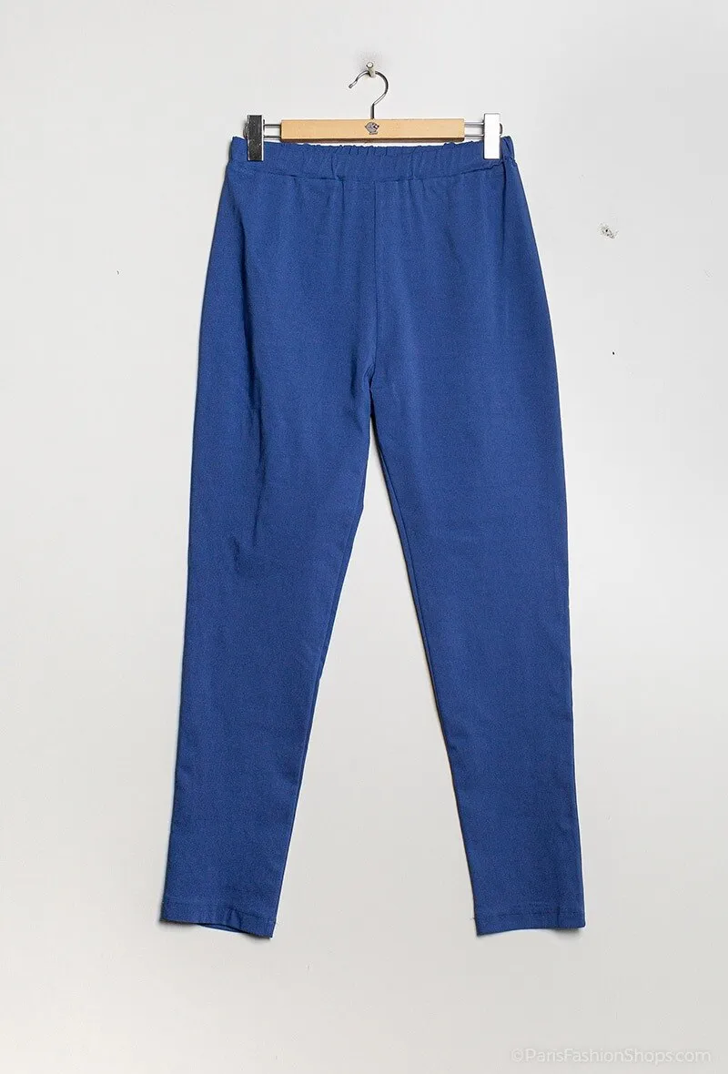 Pants with elastic waist