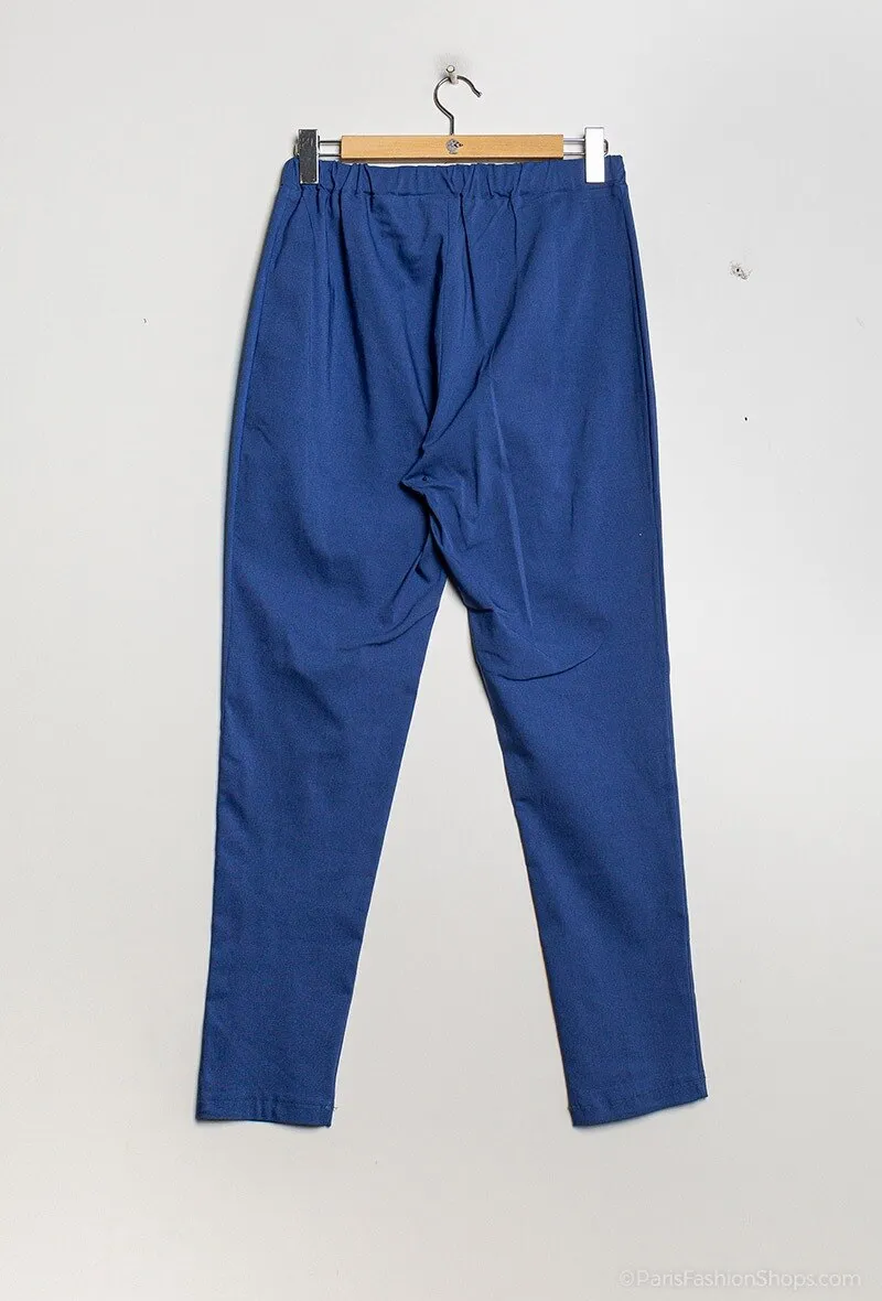 Pants with elastic waist